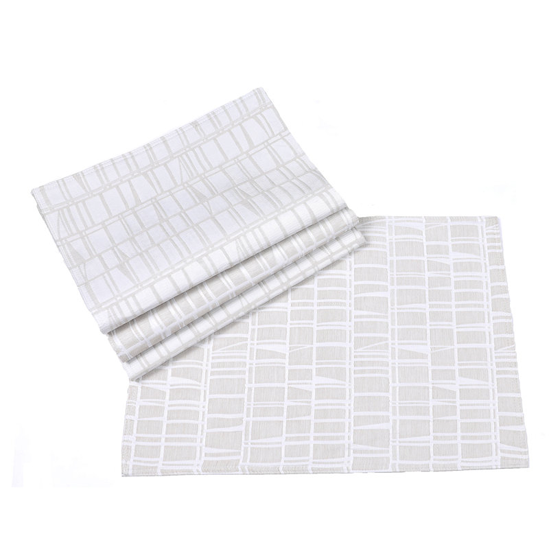 Ensemble de napperons 4 pièces Fairland Patrice, Beige