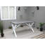 Gaynelle Rectangular Pine Outdoor Dining Table , 195.58cm cm W 381cm cm D-1570463547-1570463545