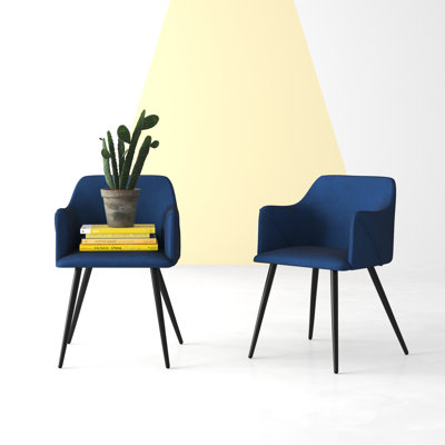 Sofiya 45cm H Velvet Upholstered Armchair