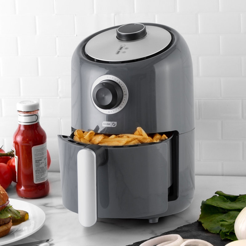 Friteuse à air compacte de 2 pte, gris