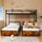 Triple Bunk Bed For Kids,3 Bed Bunk Beds For 3,Metal Triple Bunk Beds,Separates Into 3 Twin Beds,Noise Reduced Structure,BLACK
