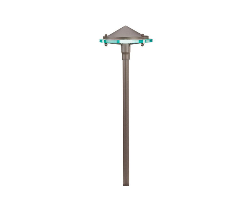 Éclairage de sentier 1 lumière Chikamso, Bronze architectural