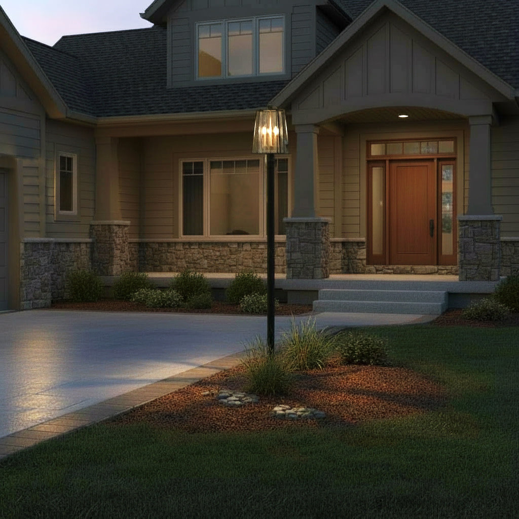 Becket 3-Light Outdoor Lantern Head, Buckeye Bronze