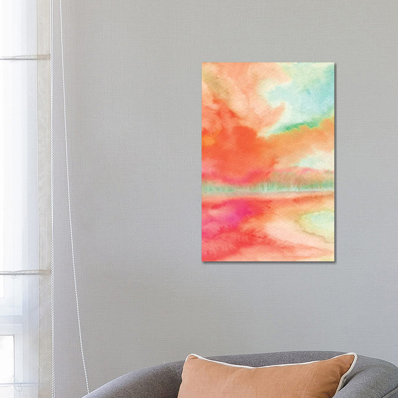 Abstract II by Marco Gonzalez - Wrapped Canvas Painting, 66.04 cm H x 45.72 cm W x 3.175 cm D