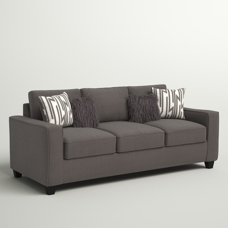 Kamdyn Upholstered 89'' Sofa, Gray