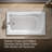 Mariposa 60" x 36" Whirlpool Bathtub-7360228