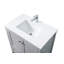 Ensemble de meuble-lavabo simple 30 po avec plateau en marbre Jadaya-795294995