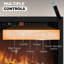 Electric Fireplace For Recessed Or Wall Mount Installation-1448207553