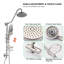 Robinet de baignoire et de douche avec valve brute