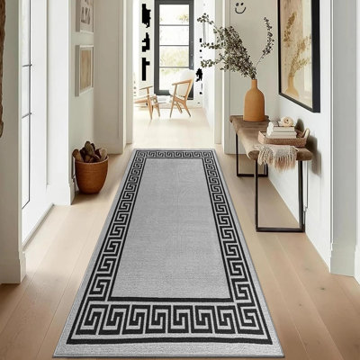 Runner Geometric Area Rug