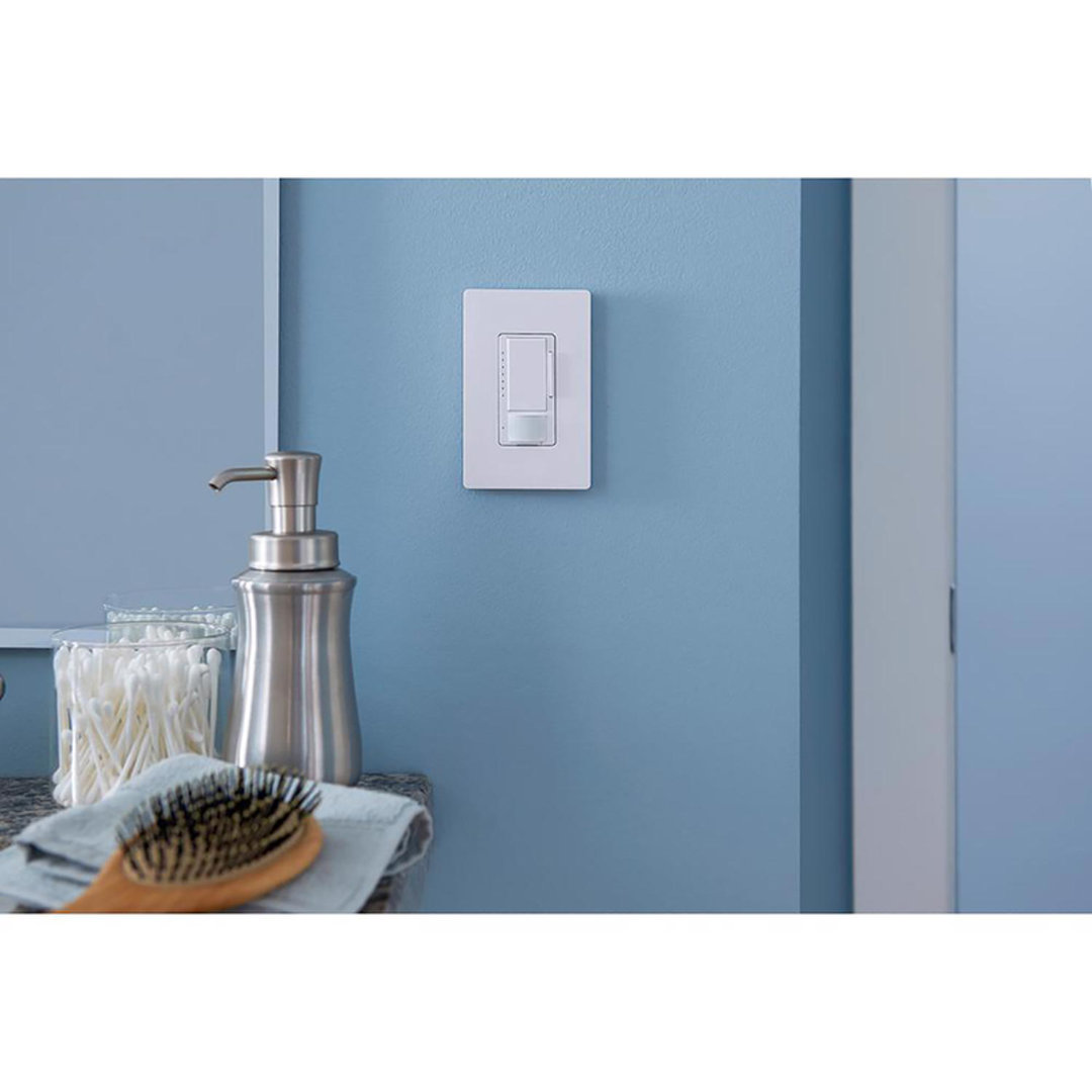 Lutron Maestro White 150 W Motion Sensor Dimmer Switch 1 pk Lutron