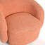Fauteuil demi-tonneau pivotant rembourré Munehito-986386223
