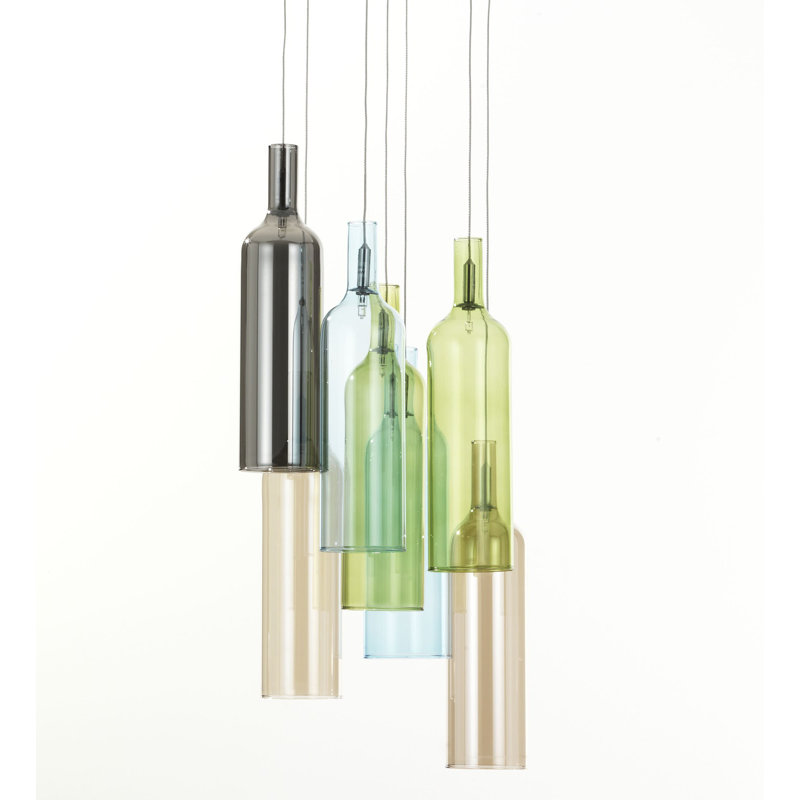 Cresthaven 7 - Light Chrome Cluster Pendant