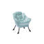 Fauteuil de salon moderne en tissu de coton, fauteuil de détente contemporain-842943907