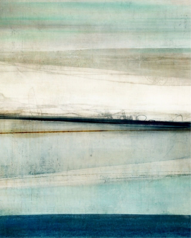 «Pacific Memoir» par Guseul Park - impression, Extérieur, H 45 po x l 36 po x P 1,5 po