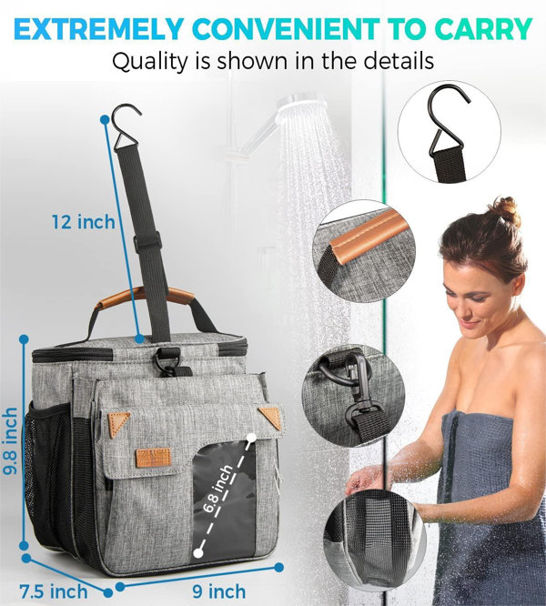 Maetta Free-Standing Portable Shower Caddy Rebrilliant