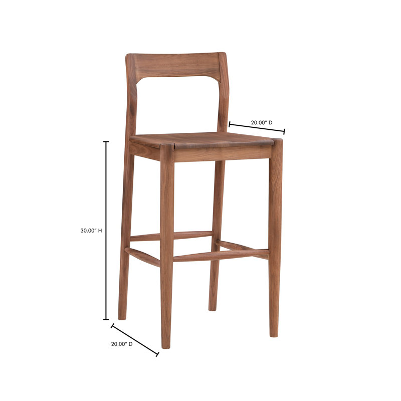 Bar and Counter Stool, Bar Stool (30" Seat Height), Brown