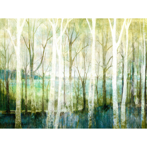 Loon Peak® Sunrise Birch Tree Path On Canvas Print - Wayfair Canada