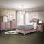 Table de chevet rose avec mécanisme coulissant en métal - lisse et fonctionnelle 2 pour un rangement spacieux de style moderne