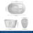 Tidal 43'' Acrylic Freestanding Tub With Seat, Deep Soaking Acrylic Bathtub with Overflow Drain-131410275