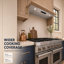 Hotte intégrée 36 po VENFAN, hotte de cuisine intégrée en acier inoxydable avec ventilation puissante de 900 pi³ / min, contrôle tactile et tactile à 8 vitesses, conception convertible à conduit / sans conduit-128902235