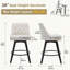 Counter Stool with Metal Frame