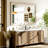 Wood Framed Wall Mirror-73861797-73861798