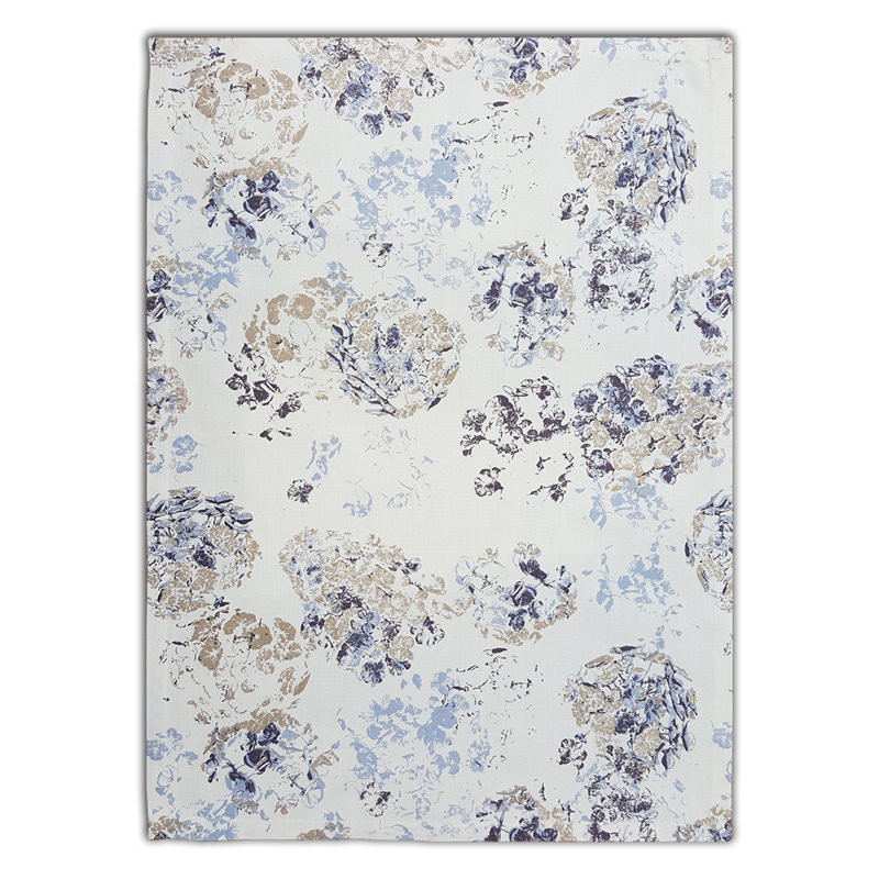 Bonnefoy Cotton Waffle Kitchen Towel, Blue