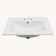 24"X19.7" White Rectangular Single Vanity Top With Overflow(Sink Only)