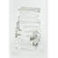 "Twisted" Crystal Bookend Pair