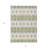 3' X 5' Artichoke Green Geometric Washable Indoor Outdoor Area Rug