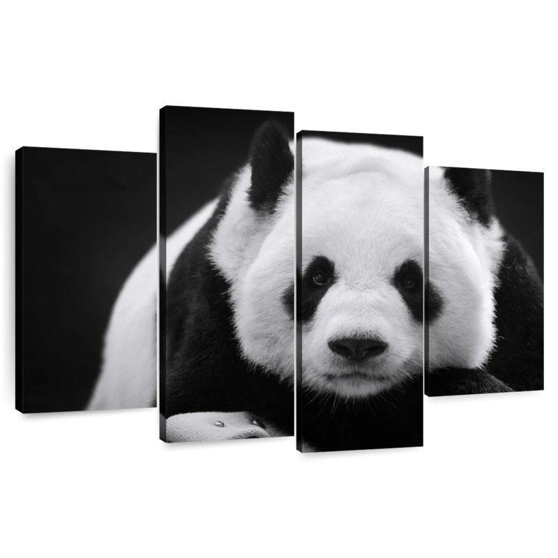 Brampt Serious Panda, 42" H x 68" W