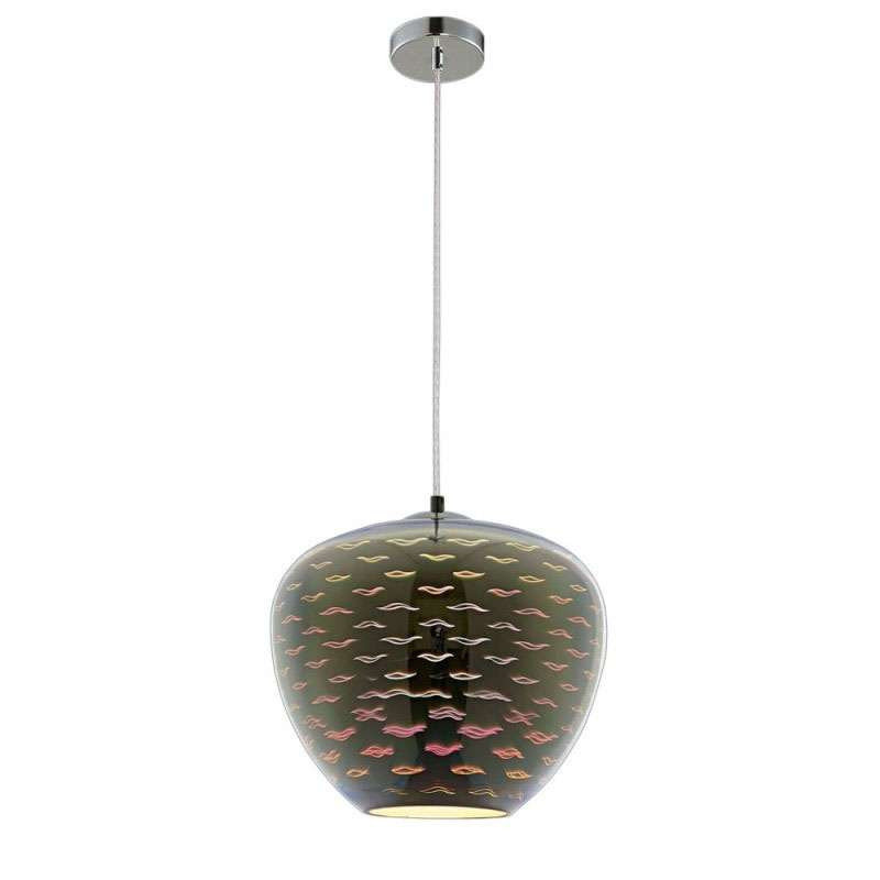 Glades 1 - Light Chrome LED Dome Pendant