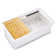 ALFI Brand ABFS3219SUD-W  White 32" X 19" Workstation Step Rim Single Bowl Fireclay Undermount / Drop In Kitchen Sink