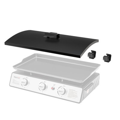 Royal Gourmet Portable Griddle Hardcover with Brackets