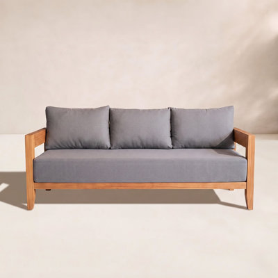 Keaton 78" Teak Patio Sofa