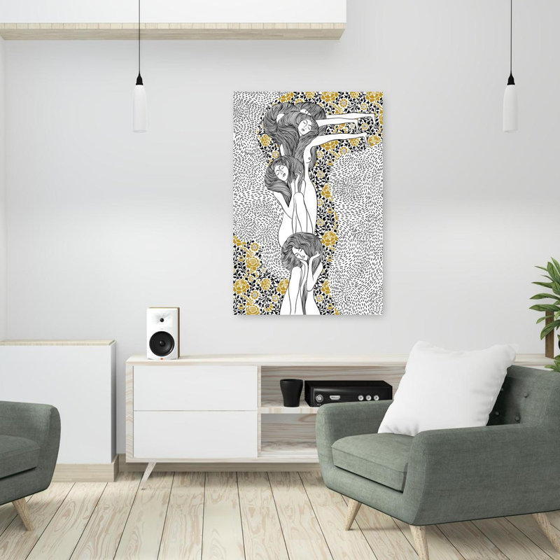 Art contemporain contemporain abstrait, H 36 po x l 24 po
