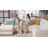 Glendora 112'' Sectional Sofa with USB Charging, Chaise Storage & Cup Holders-1872613205
