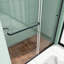 Porte de baignoire coulissante double encadrée l 60 po x H 72 po-90023653-90023656