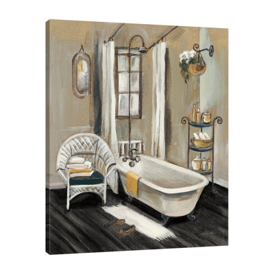 «French Bath II» par Silvia Vassileva, reproduction sur toile tendue