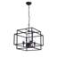 Lustre carré moderne à 4 lumières l 18 po Worton pour salle à manger ou salon-1418598940