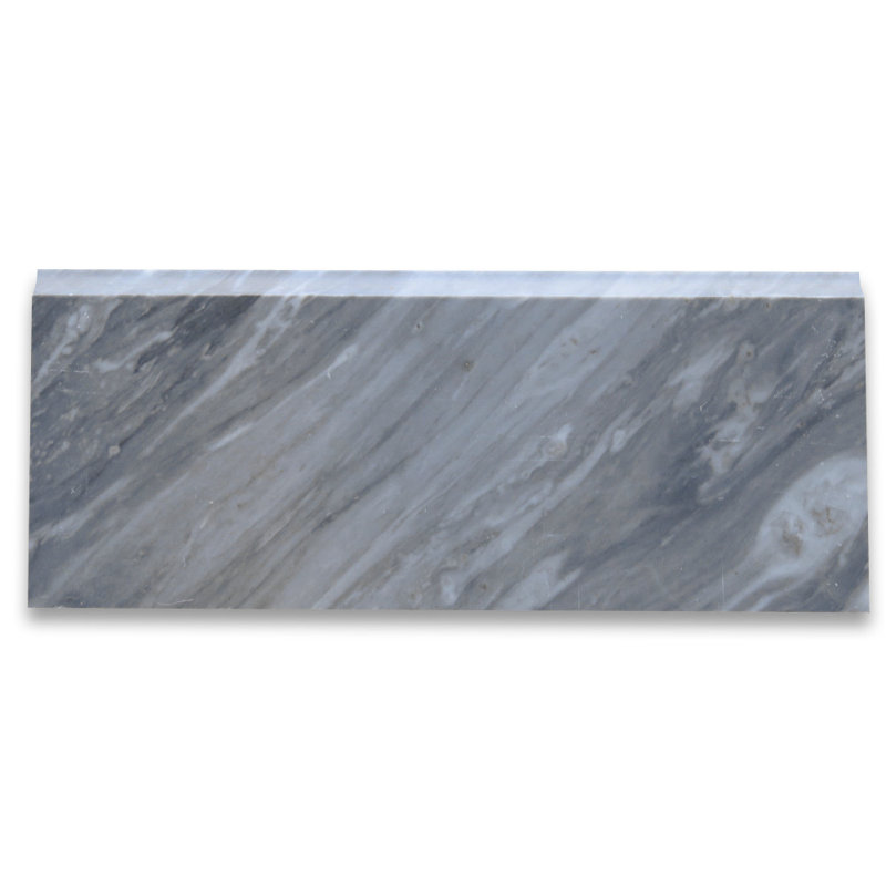 Bardiglio 5" x 12" Marble Grid Mosaic Wall & Floor Tile, Light Gray