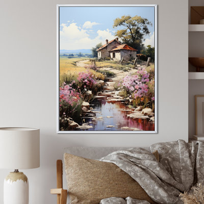 «Countryside Small River Reverie I», reproduction sur toile