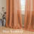 Linen Blended Textured Semi-Sheer Grommet Curtains - 37"/52" Widths Semi-Private & Light-Filtering Linen-Style Panels for Bedroom -299404360-299404342