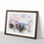 View Of Zion National Park In Utah Watercolour - Framed Print-56882081-56882082