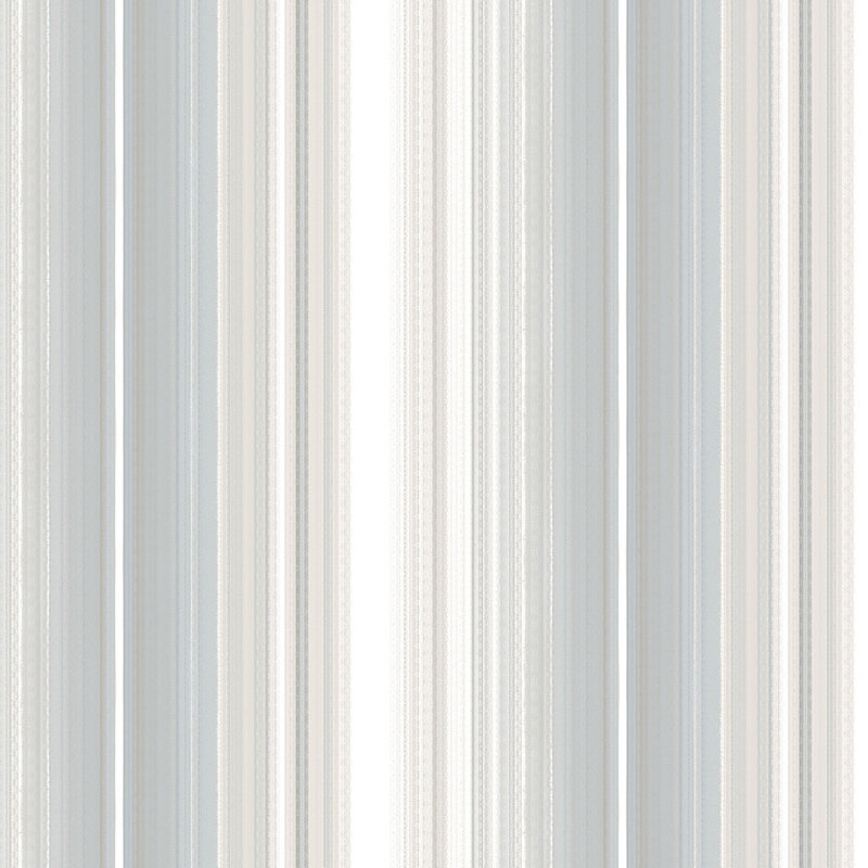 Rouleau de papier peint texturé à rayures L 32,7 pi x l 20,5 po Bloomington, Bleu clair