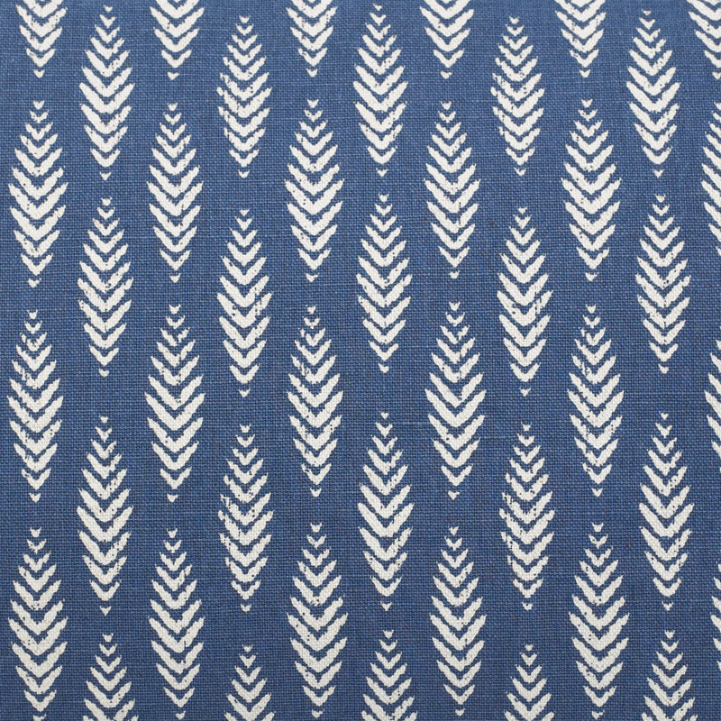 Housse et insert de coussin rectangulaire Oakland, Bleu, 12 po x 18 po
