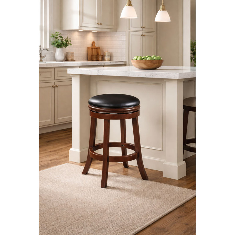 Tabouret de bar et de comptoir Westerberg, Cappuccino, Tabouret de comptoir (assise de 24 po de hauteur)