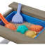 Wooden Kids Picnic Table, Sand And Water Table With Umbrella, Activity Table For Outdoor Backyard Patio Play