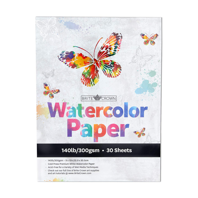 WaterColor Paper Sketch Book Drawing Watercolor Paper Pad Sketchbooks for  Kids Teens Artists 24 Art White Sheets for Painting